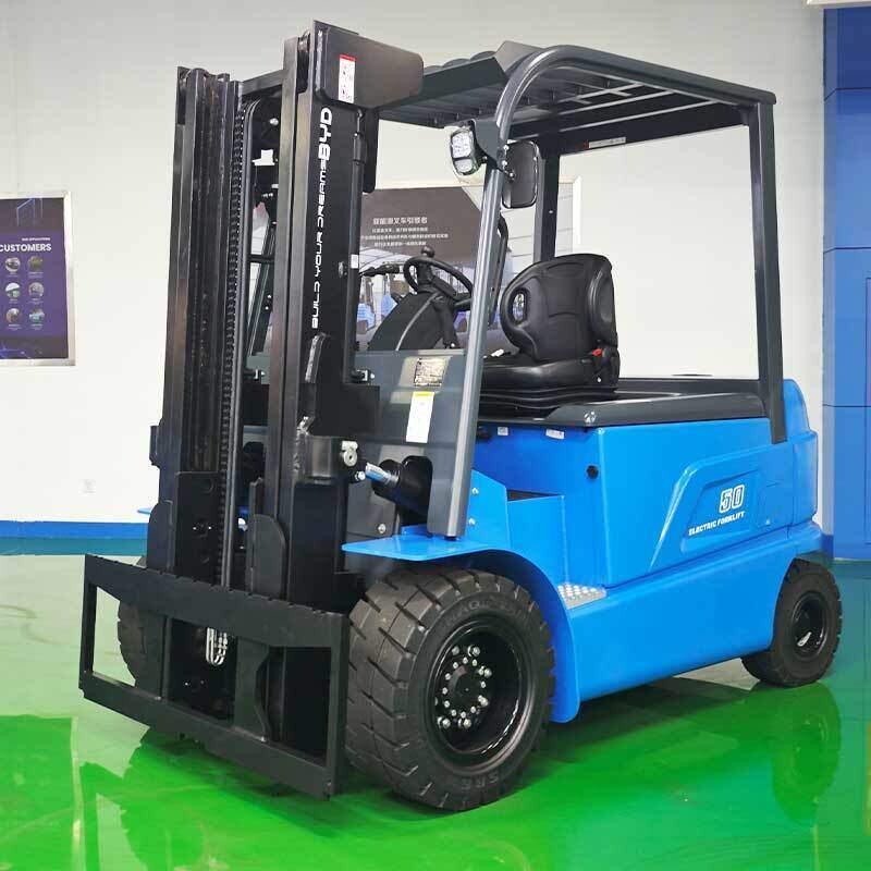 Electric material-handling-truck notes for animal-feed-warehouse bulk-bag-pallet