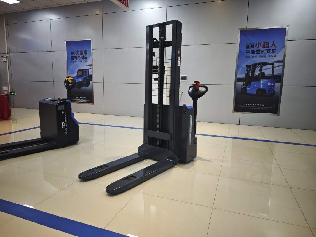Safe electric forklift operation during adverse indoor weather-like conditions