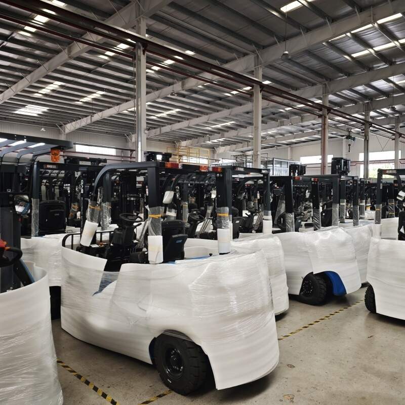 Indoor storage is preferred, and electric forklifts have the advantage of low-em