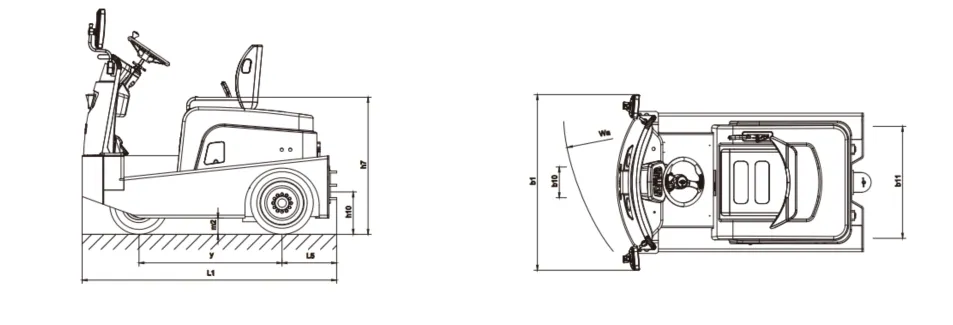 5-Ton ride-on electric tractor BYD-Q50A(figure1)