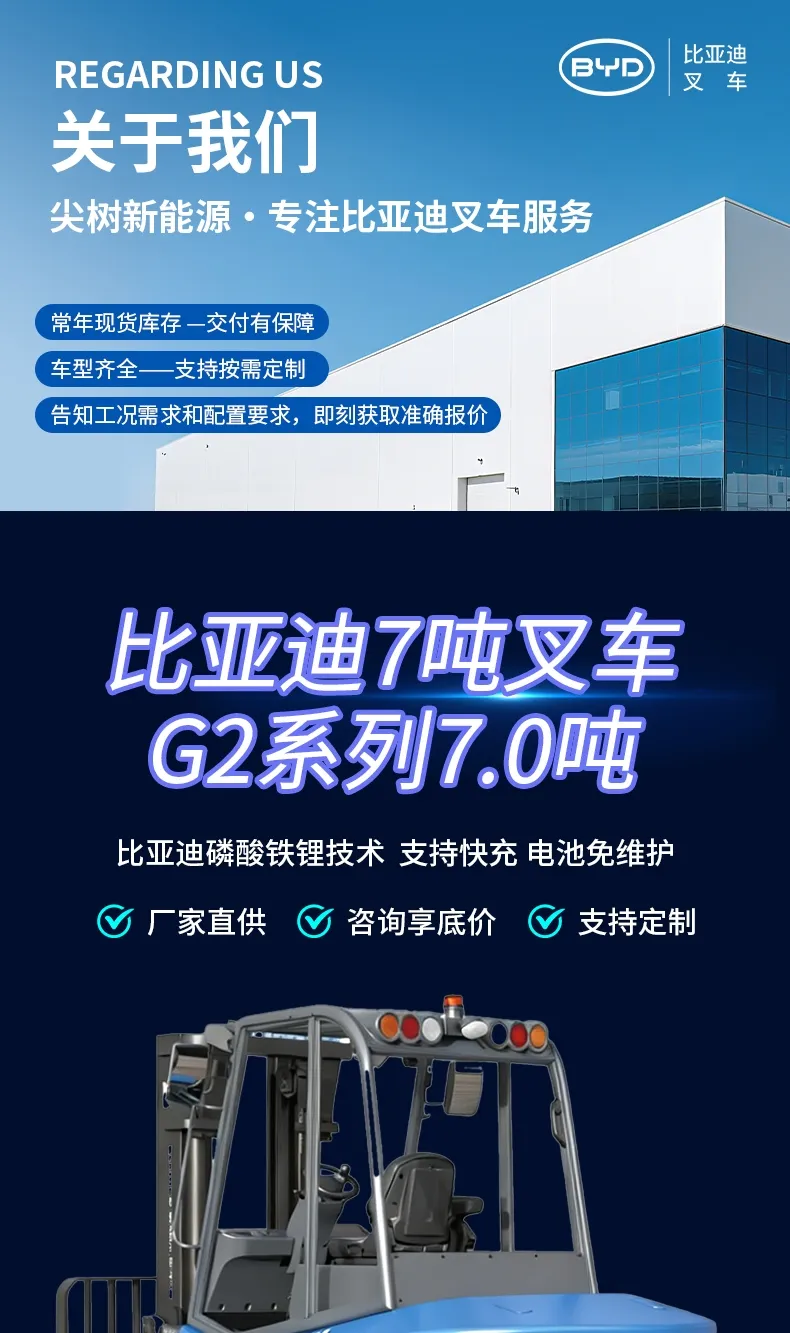 BYD 7-ton electric forklift(figure1)